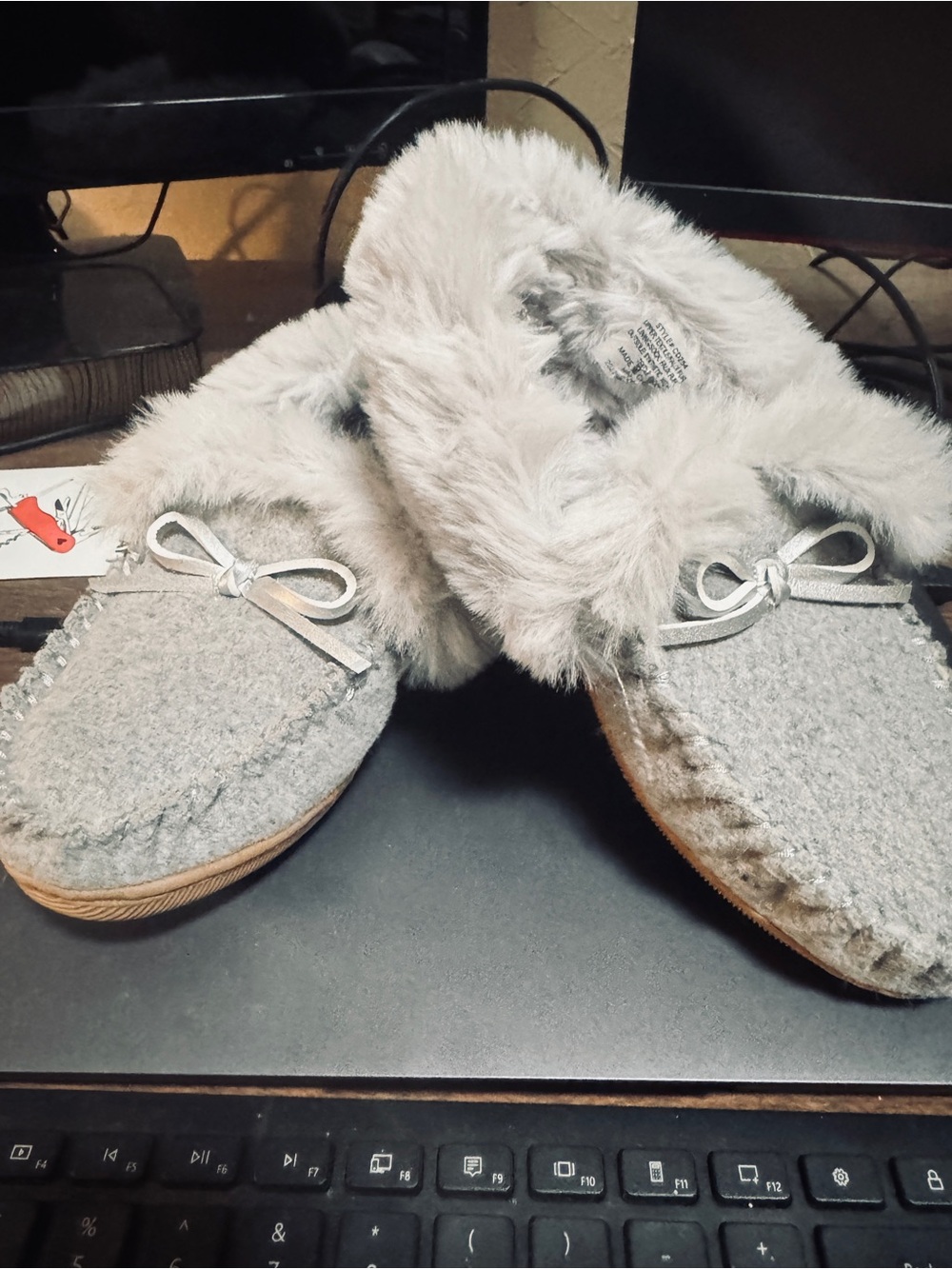 J.Crew Faux-Fur Slippers – Size 7